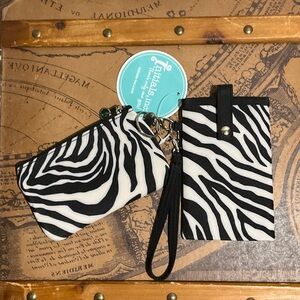 Zebra Print Phone Pouch & Small Coin Purse